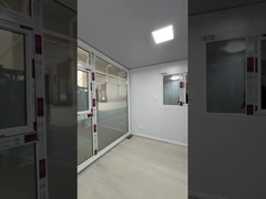 拡張可能なコンテナハウスのデザイン 18mm 床 2室用竹複合板地面フレーム