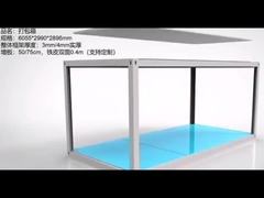 防水型 折りたたむ型 キャラバン コンテナハウス 家