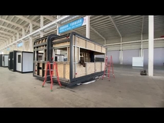 スマート新鮮空気の換気 アップル カプセルハウス ポッド 温熱ガラス窓