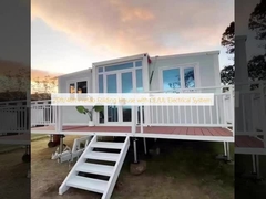 CE/UL電気システムを持つ20フィート/40フィートのプリファブ折りたたみの家