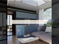 ポータブル宇宙カプセルハウス 8 トン