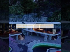 宇宙カプセルハウス 8トン 電気カーテン 基礎なし