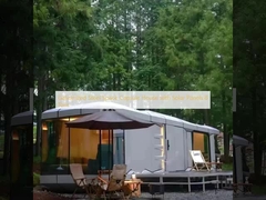 ソーラーパネルを搭載した電化鋼宇宙カプセルハウス 8トン