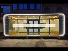 スライダブル折りたたむアップルキャビン 20m2 カプセルハウス 5.4 トン