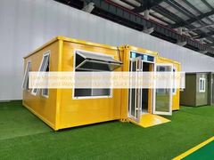 2 KN/m2 の床負荷と迅速な設置のための防水縁を持つ,保守費が低い拡張可能なプリファブ住宅