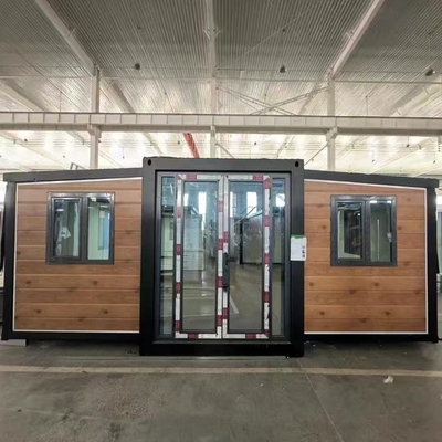 購入 グレードA耐火性の20フィート/40フィート鋼製プレハブ折りたたみ式ハウス online manufacture