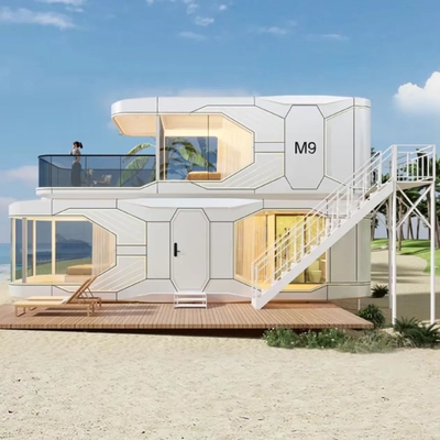 購入 ソーラーパネルとLED照明付き8トンスペースカプセルハウス online manufacture