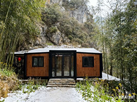 購入 20ft Foldable Container House with Hot Dip Galvanized Frame Thermal Break Aluminum Windows and Dry Wet Separated Bathroom online manufacture