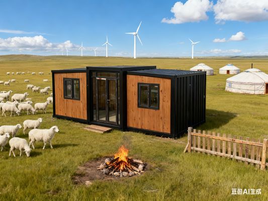 購入 Customized Design Foldable 20ft Container with Thermal-break Aluminum Double Door and 50mm EPS Roof online manufacture