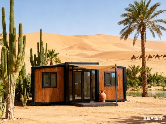 購入 Heavy-Duty Foldable 20ft Container with Bathroom Wet-Dry Separation and Optional 18mm Thick Fireproof Cement Fiber Floor online manufacture