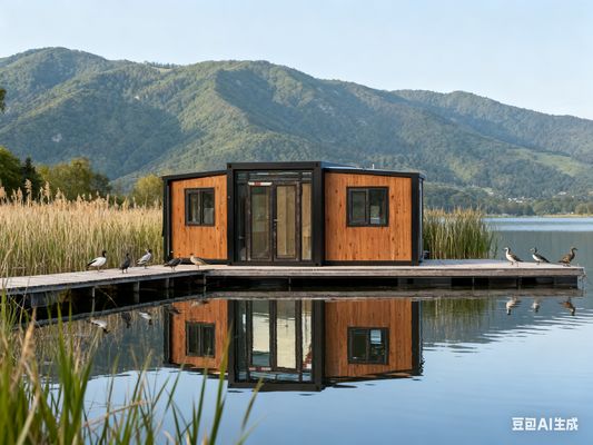 購入 Foldable 20ft Container Featuring Bathroom Wet-Dry Separation and Thermal-break Aluminum Window for Space Utilization online manufacture