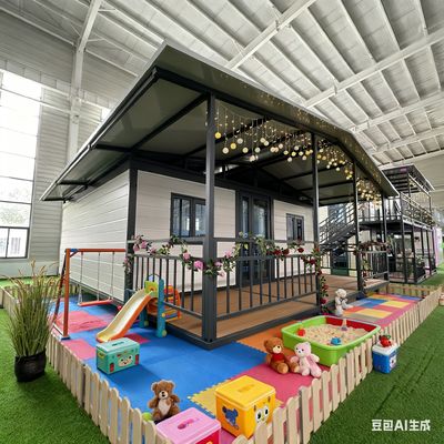 購入 12KW Power Consumption Foldable 20ft Container Fireproof Trait and Switch Standard Customization online manufacture