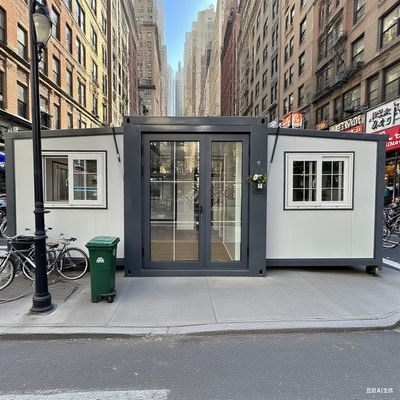 購入 Spacious Foldable 20ft Container with 37 Square Meters Floor Area and 50-75 Mm EPS Sanwich Panel オンライン製造