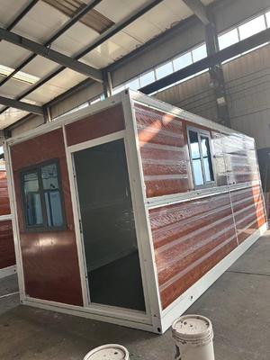 購入 Flat Pack Folding House with Inside Dimensions 5630*2230*2515mm Outer Dimensions 5800*2400*2896mm and Roof Live Load 0.50KN/㎡ オンライン製造