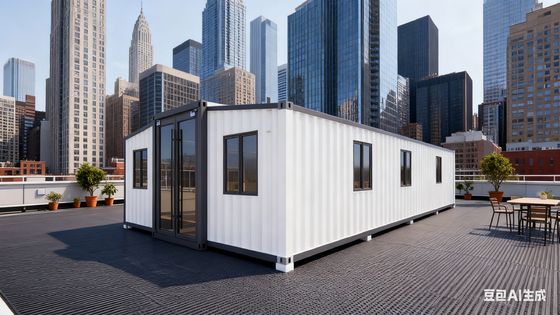 購入 40ft Expandable Container Home with 4.6 Tons Weight L11800*W6220*H2480mm Expanded Size and Bull 30*30 Flat Lamp オンライン製造