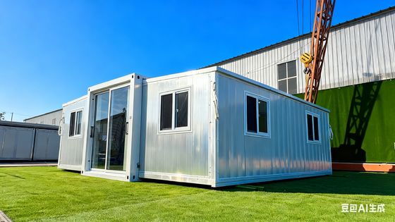 購入 Foldable 20ft Container with 80*100*2.5mm Square Tube Bottom Side Beam and L5900*W2220*H2480mm Folded Size オンライン製造