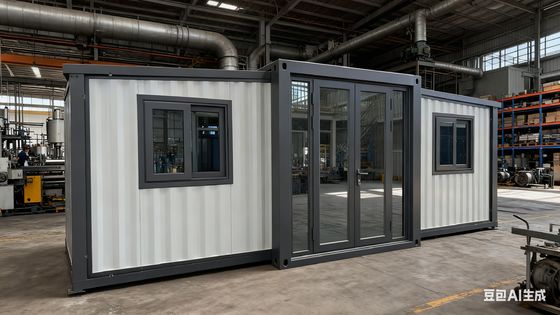 購入 Customizable Luxury Foldable 20ft Container with 2.0mm Top Beam and 0.60KN/M² Wind Resistance オンライン製造