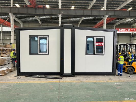 購入 Expandable Prefab Homes with 2-4 People Capacity L5460*W4640*H2240mm Internal Dimension and L5900*W4800*H2480mm Expanded Size オンライン製造