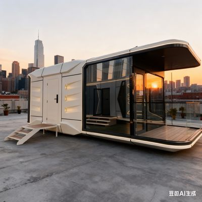 購入 Modern Space Capsule House with 3400 Height 3460 Width and 9 Mm European Pine Board Interior オンライン製造