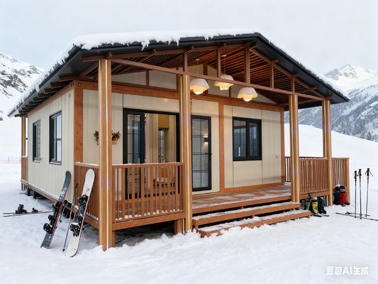 購入 Expandable Container House with Gable Roof 5.5 Tons Net Weight and L5700*W6660*H2650mm Size Prefabricated Tiny Home オンライン製造