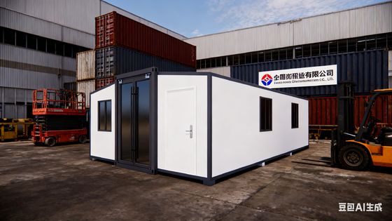 購入 3.75 Tons 56 Square Meters Prefab Folding House with More Than 30 Years Lifespan and Foldable Container House Design オンライン製造