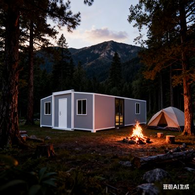 購入 56 Square Meters Prefab Folding House with Fully Galvanized Side Frame and Quick Assembly Foldable Container House オンライン製造