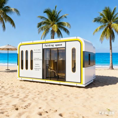 購入 Waterproof Apple Capsule House with Aluminum Single Panel Door and Polyurethane Filled Insulation オンライン製造