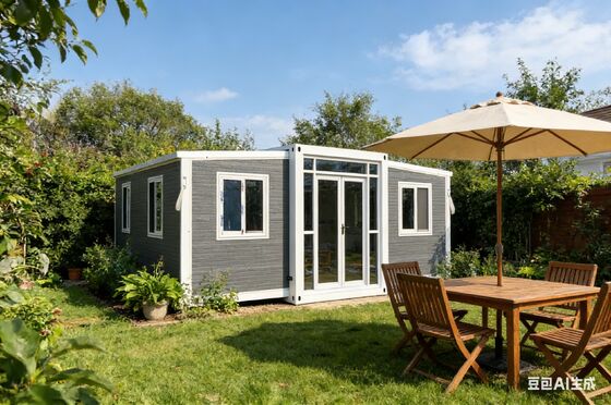 購入 折りたたむ20フィートのコンテナ 軽鋼のガルバニズム枠 37平方メートルの床面積と湿乾分離浴室 オンライン製造