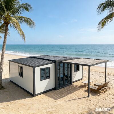 購入 折りたたみ式20フィートコンテナ、37平方メートルの床面積、国際安全基準に適合、モジュール住宅向けに20年以上の寿命 オンライン製造