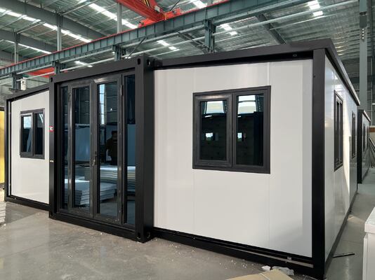 購入 Durable Foldable 20ft Container with More Than 20 Years Life Span, Fully Galvanized Side Frame, and Customizable Terrace Area オンライン製造
