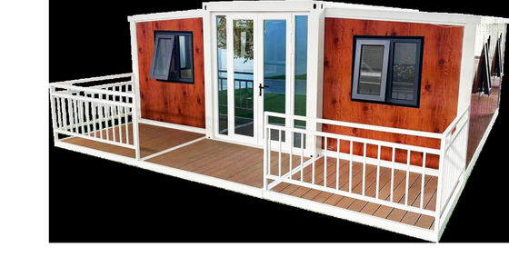 多人暮らし 40フィート組立住宅 瓦解金属屋根