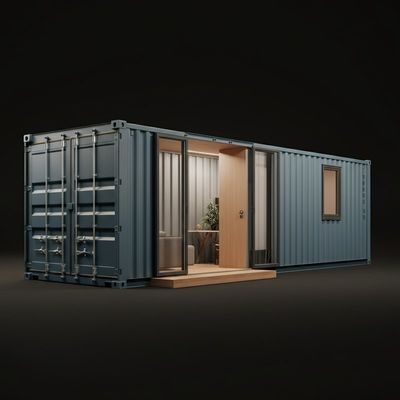 20フィートの中国製 収納用コンテナ フラットパック住宅