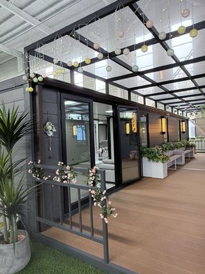 72m2 床面積 40フィート 製造住宅 瓦解金属屋根