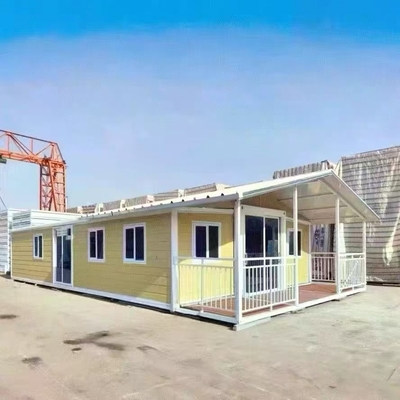 11級風力耐性のある スタイリッシュ 鋼製 プリファブ 折りたたみ屋