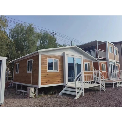 50mm 床厚さ 8強地震耐性のあるプリファブ折りたたみの家