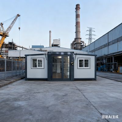 折りたたみ式20フィートコンテナ、50〜75mm EPSサンドイッチパネル、37平方メートルの床面積、簡単かつ迅速な設置