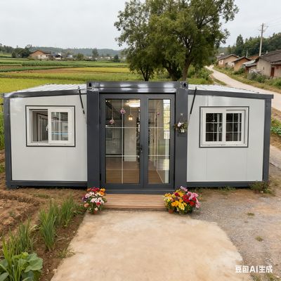 50-75mm EPSサンドイッチパネル 折りたたむ20フィートコンテナ 1,172立方フィート容量と折りたたむ寸法 L5900*W2200*2480mm