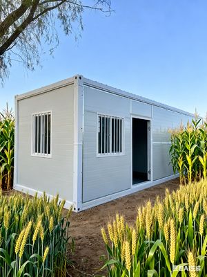 近代的なフラットパック折りたたみハウス 5800*2400*2896mm 寸法 地震レベル8と0.5KN/m2 風抵抗