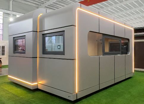 9mm OSBボード B3級 防水 アップルカプセルハウス 1~2人の居住と12KWの電力消費