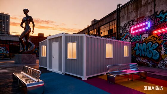 40フィート拡張容器 PVCパネル付きの家 内装仕上げ 風力抵抗 4.18KN/M2 パーソナライズ可能なテラス