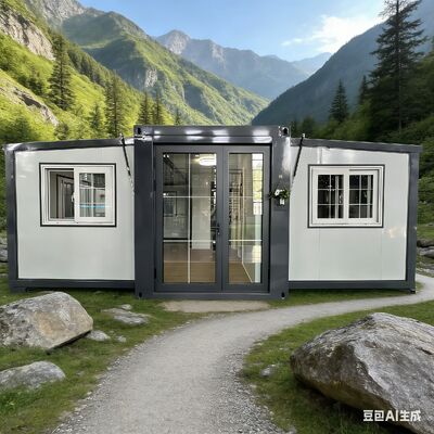 L5900*W2200*2480mmの折りたたみ可能な20フィートコンテナ, 28,000 kgの負荷容量,カスタマイズ可能な窓とレイアウト