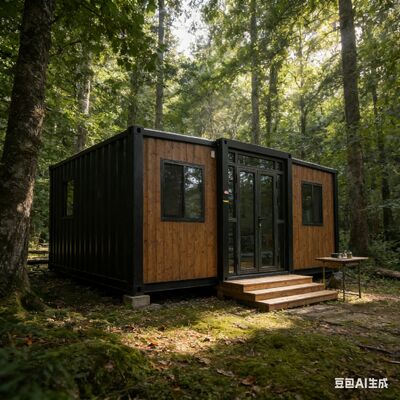 完全にガルバン化 20フィートの折りたたみコンテナ 耐火材料とカスタマイズ可能な電気システム