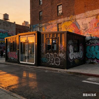 熱隔熱と音隔熱で折りたたむ20フィートのコンテナ プリファブリックされた小さな家のためのスタッキング可能な拡張可能なコンテナハウス