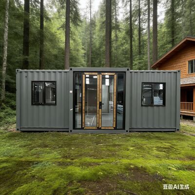 熱隔離と音隔断と地震性能レベル8の柔軟な生活スペースのための完全に電磁式折りたたみ20フィートコンテナ