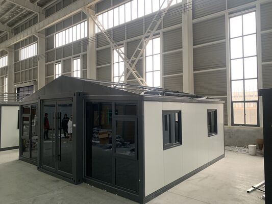 折りたたむ20フィートのコンテナ,30〜40年の寿命,湿乾分離浴室,地震性能レベル8